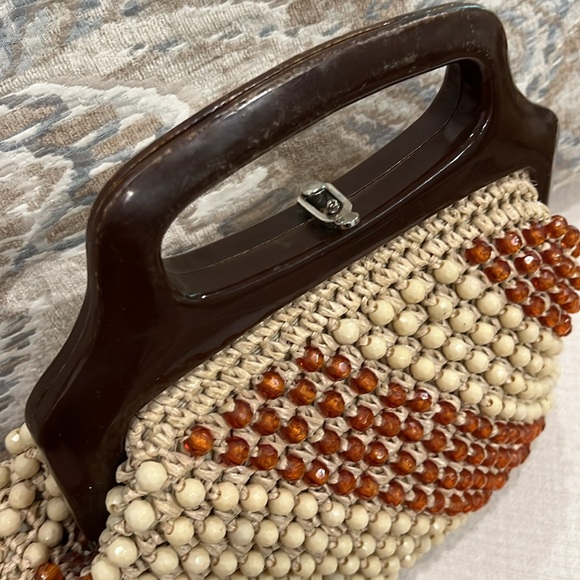 Vintage beaded handbag - Picture 2 of 11